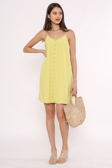 POLLY POCKET DRESS (LEMON) (SIZE L)