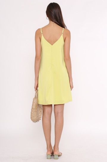 POLLY POCKET DRESS (LEMON) (SIZE L)