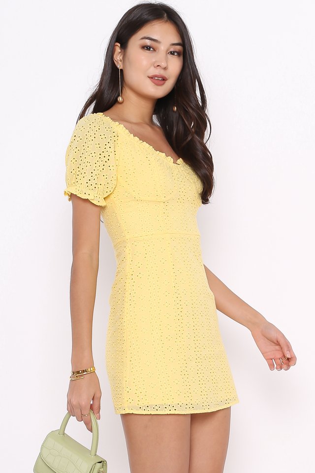white christmas dresses Callie Crochet Romper main image 0
