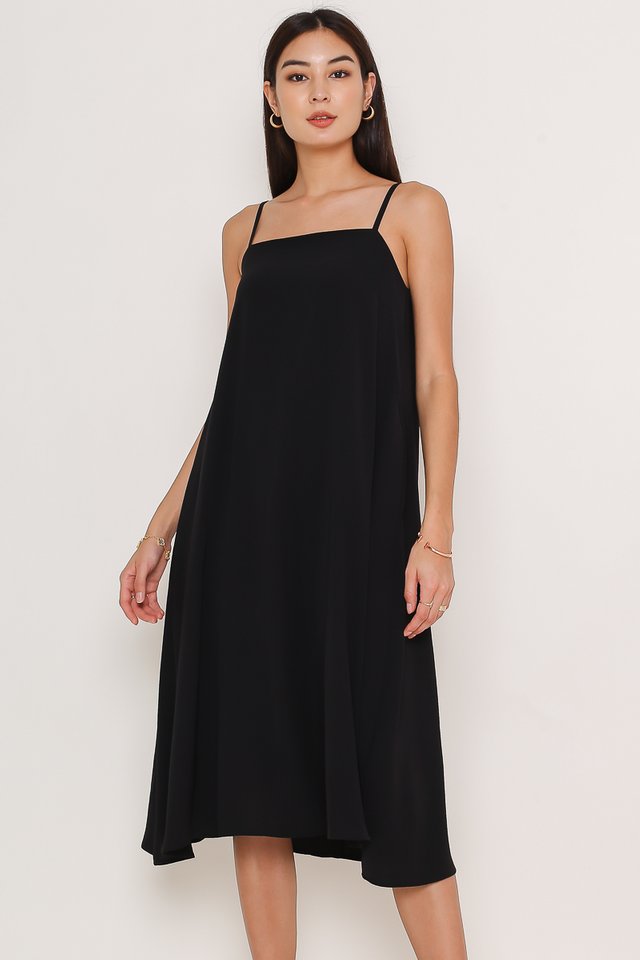 TALLULA TENT DRESS (BLACK)
