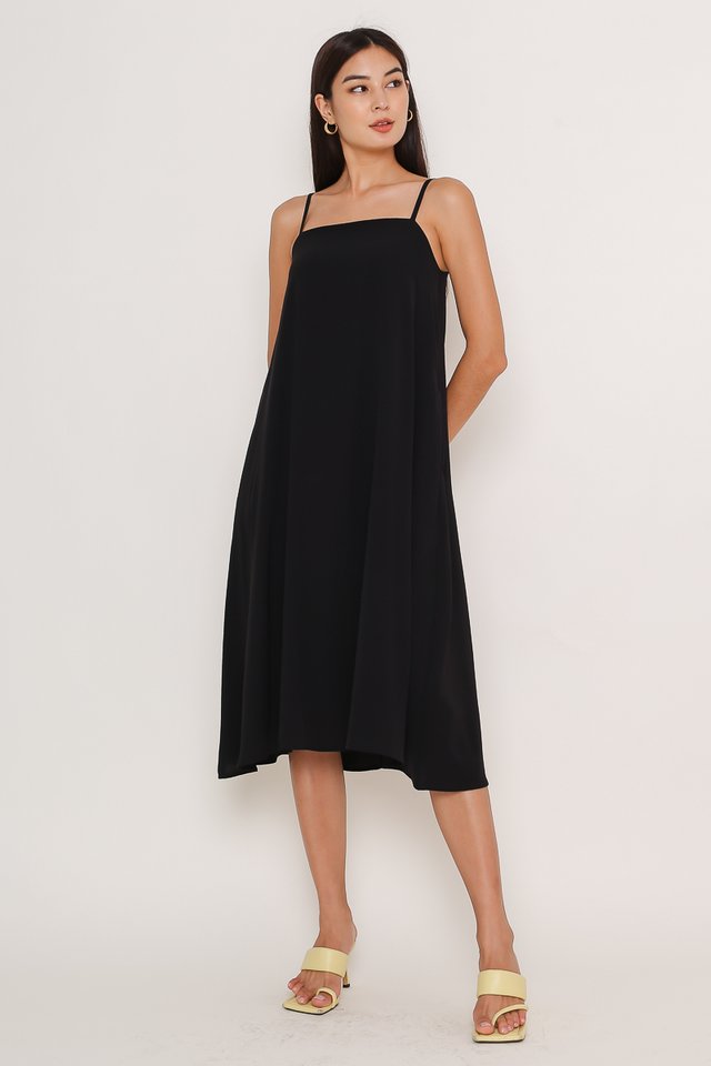 TALLULA TENT DRESS (BLACK)
