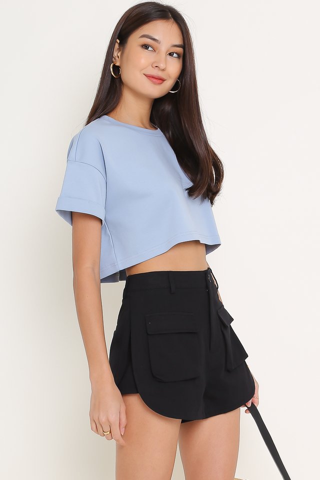 *BACKORDER* DODO DOUBLE POCKET SHORTS (BLACK) 
