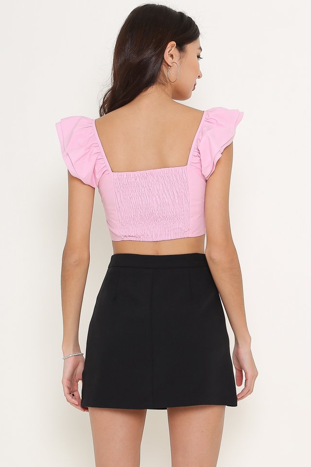 FLUTE FLUTTER TOP (PINK)
