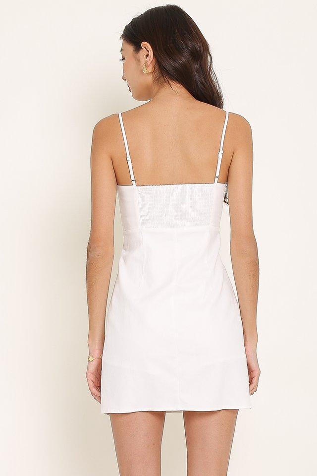 STAR SEASHELL DRESS (WHITE)