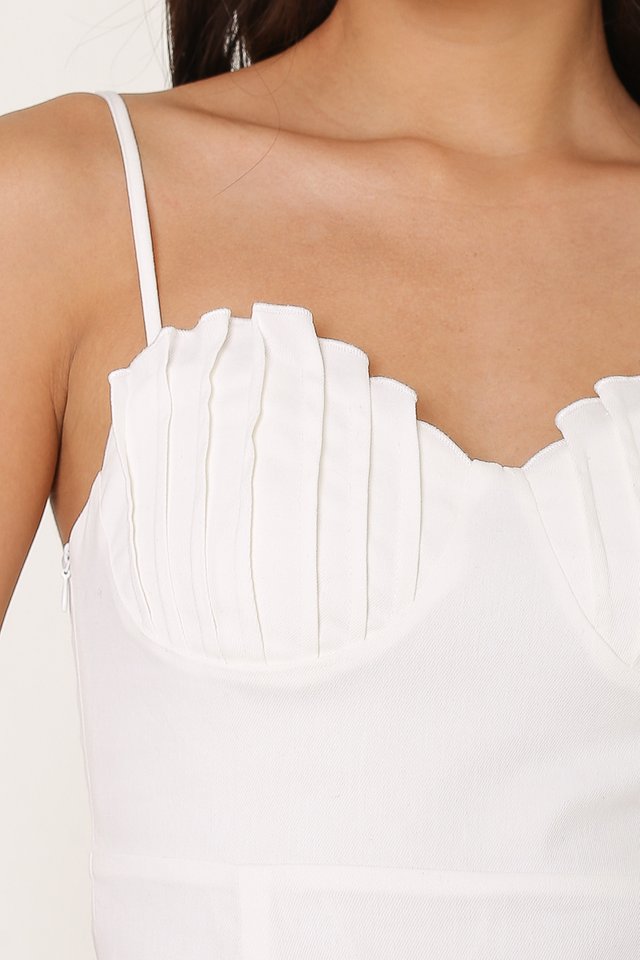 STAR SEASHELL DRESS (WHITE)