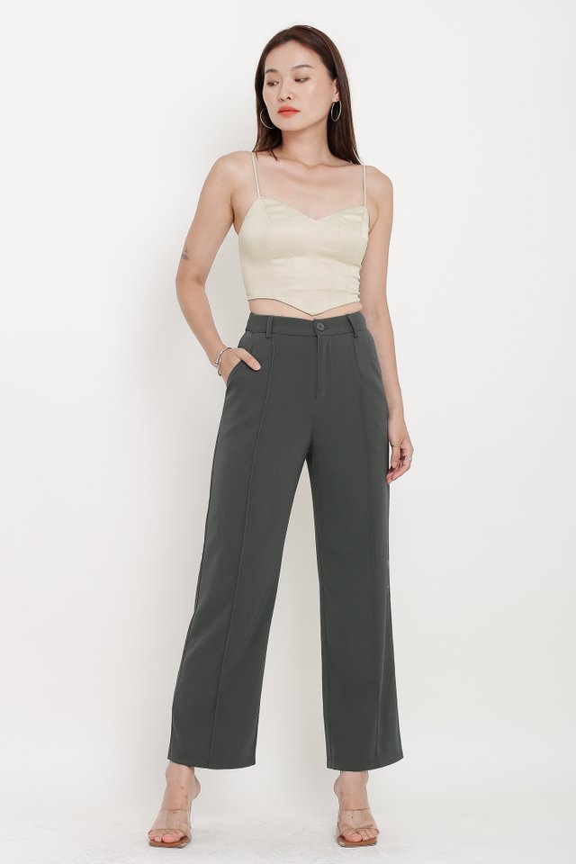 CLEO CORSET TOP (CHAMPAGNE GOLD)