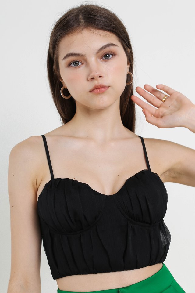 MACHINE GUN BUSTIER (BLACK)