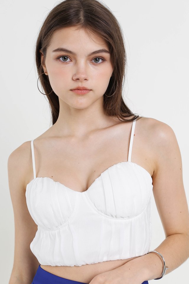 MACHINE GUN BUSTIER (WHITE)