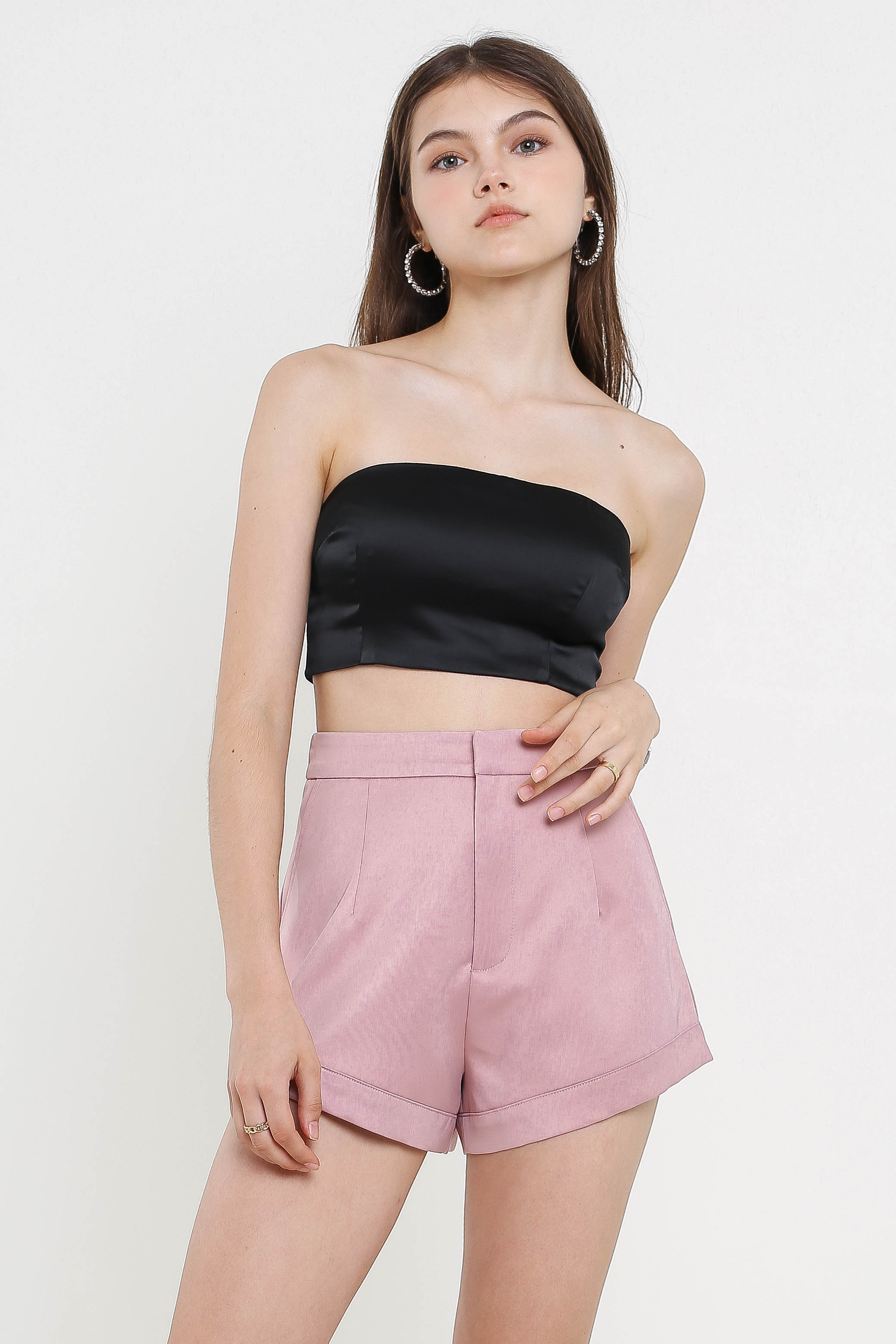 TRISHA TUBE TOP (BLACK)