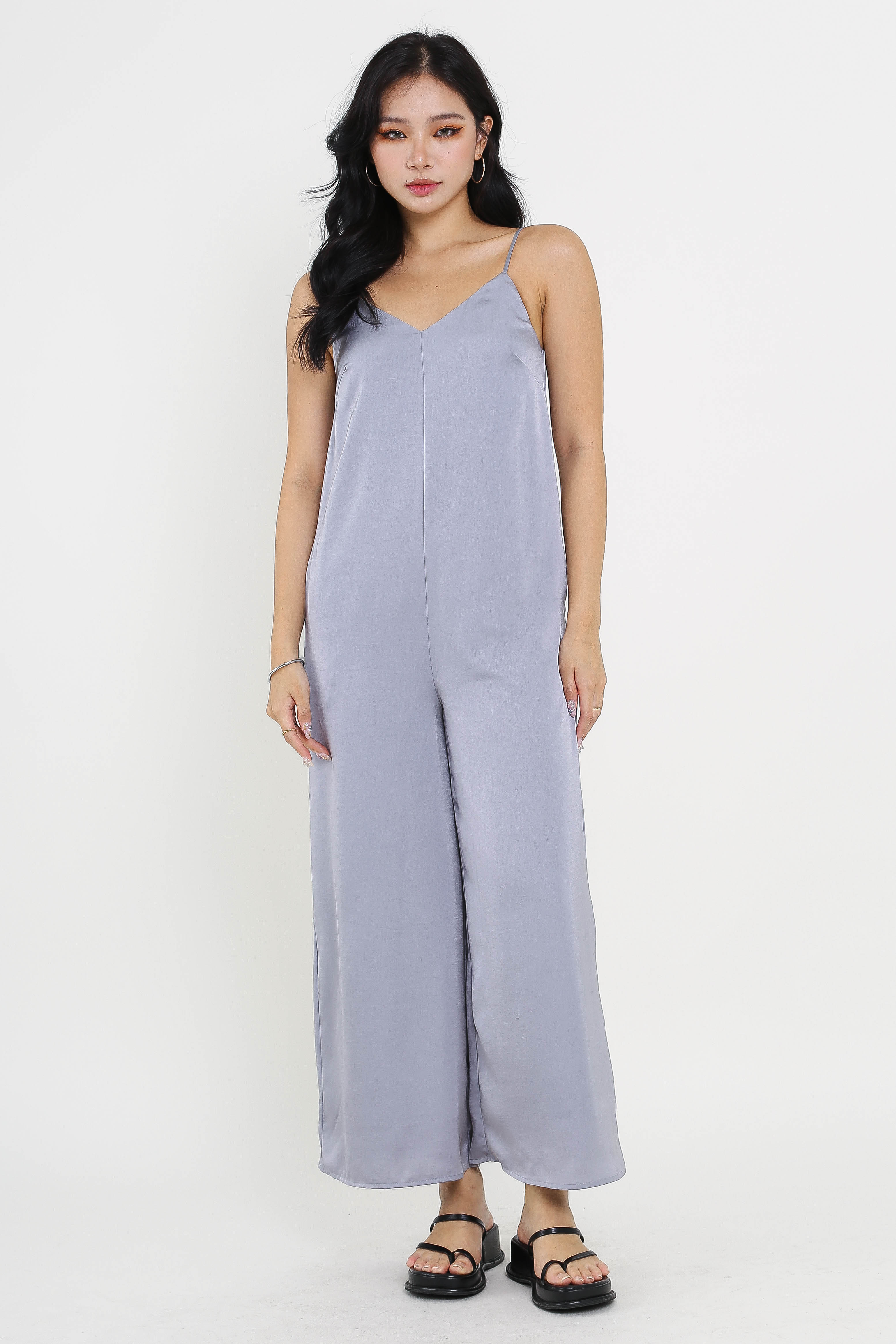 MELANIE MAXI JUMPSUIT (STEEL BLUE)