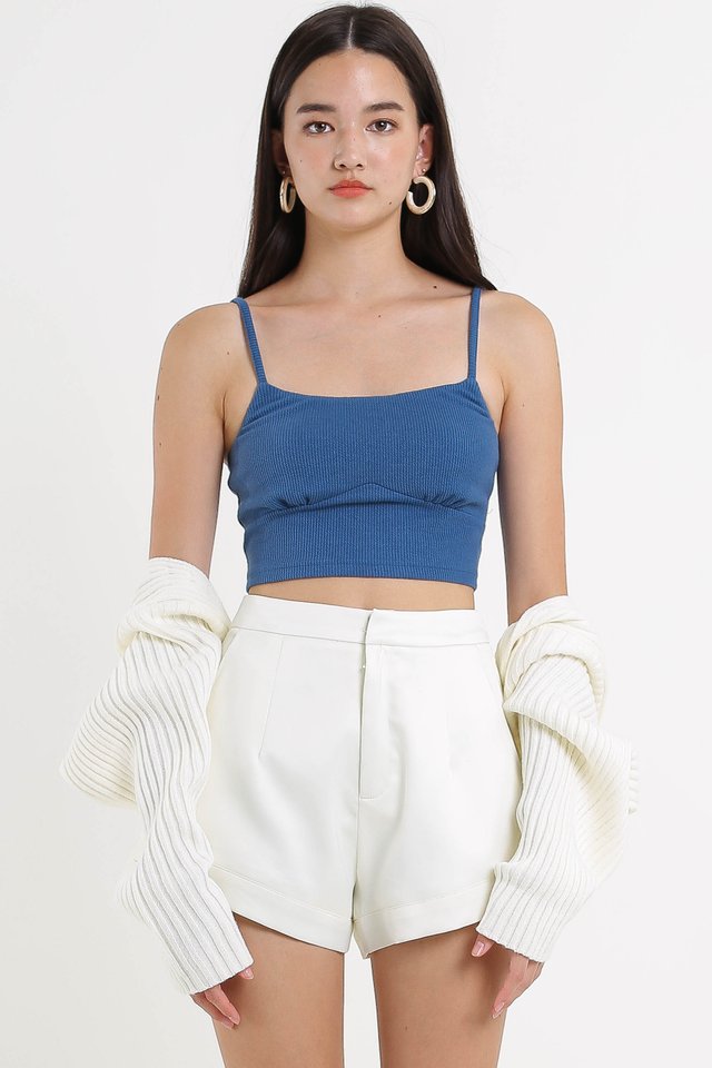 KENDRA KNITTED TOP (YALE BLUE)
