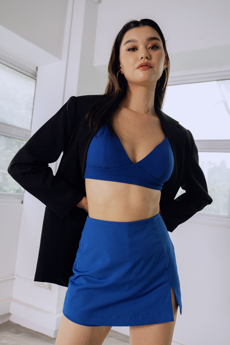 PUSHY BRALET (COBALT BLUE)