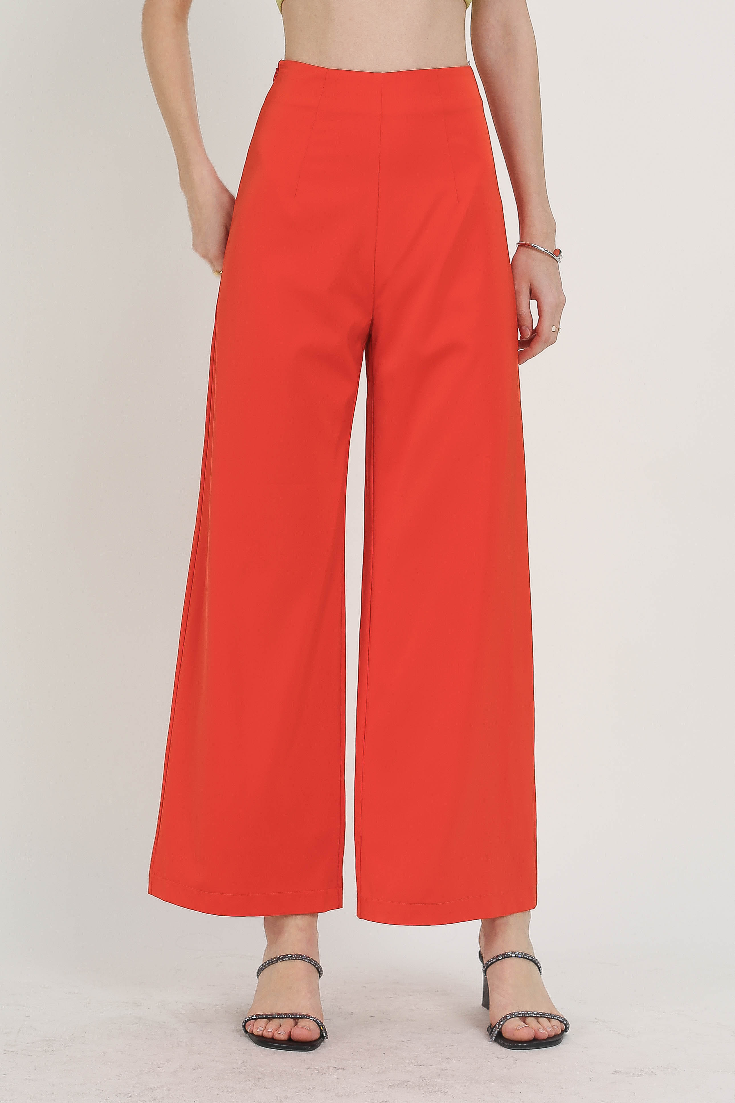 SUPER SATIN PANTS (ORANGE)