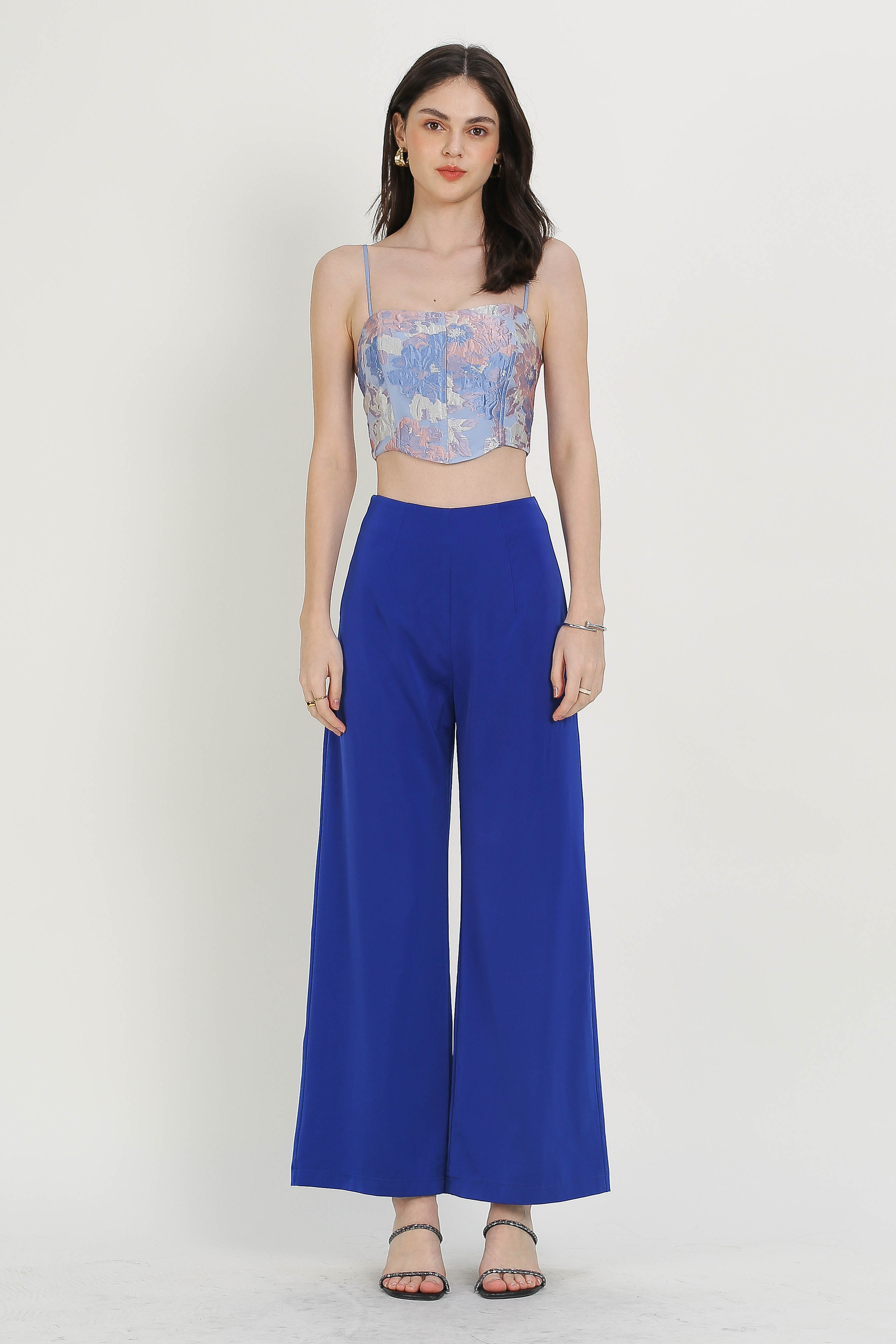 SUPER SATIN PANTS (COBALT BLUE)