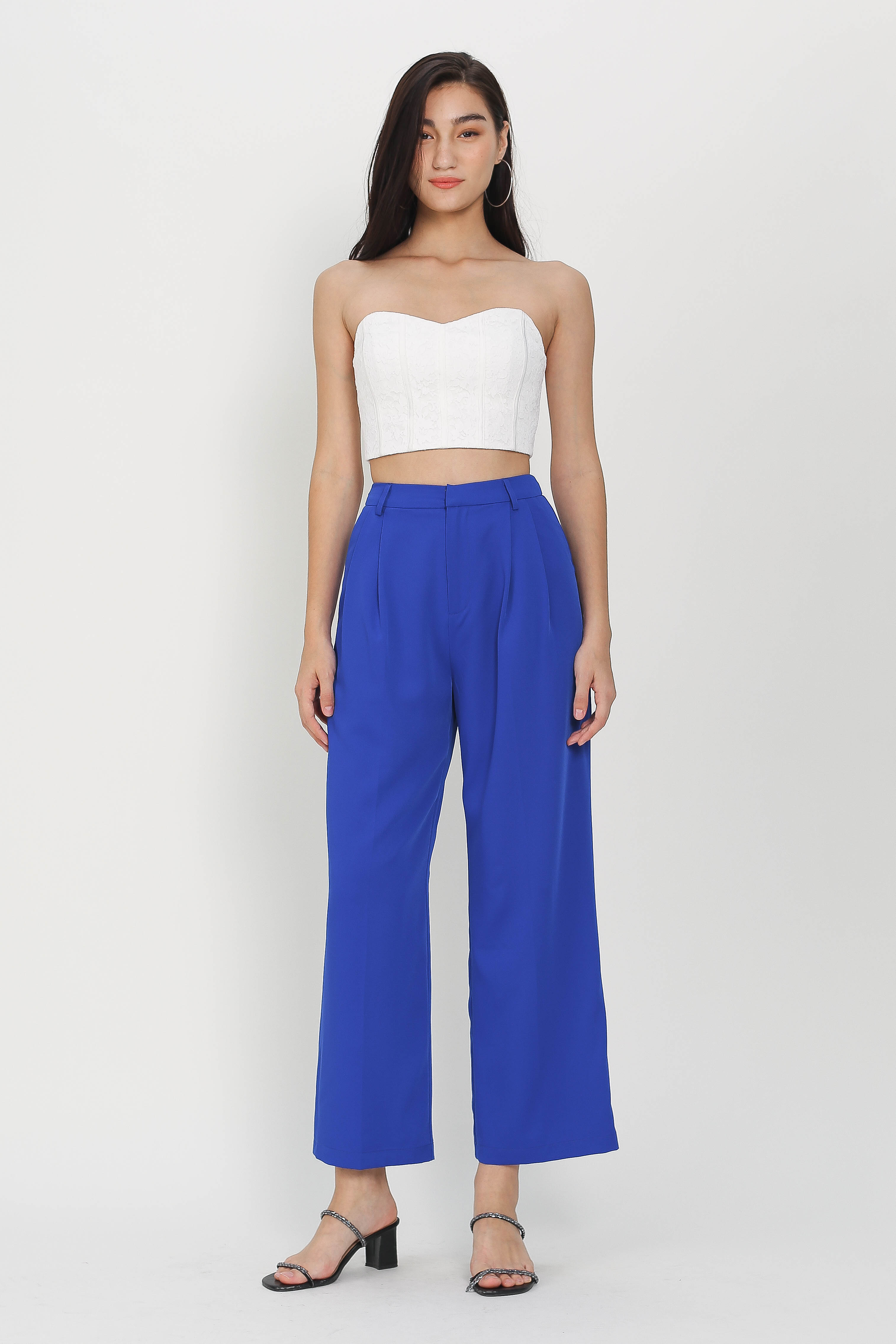 SKYLAR STRAIGHT LEG PANTS (COBALT BLUE)