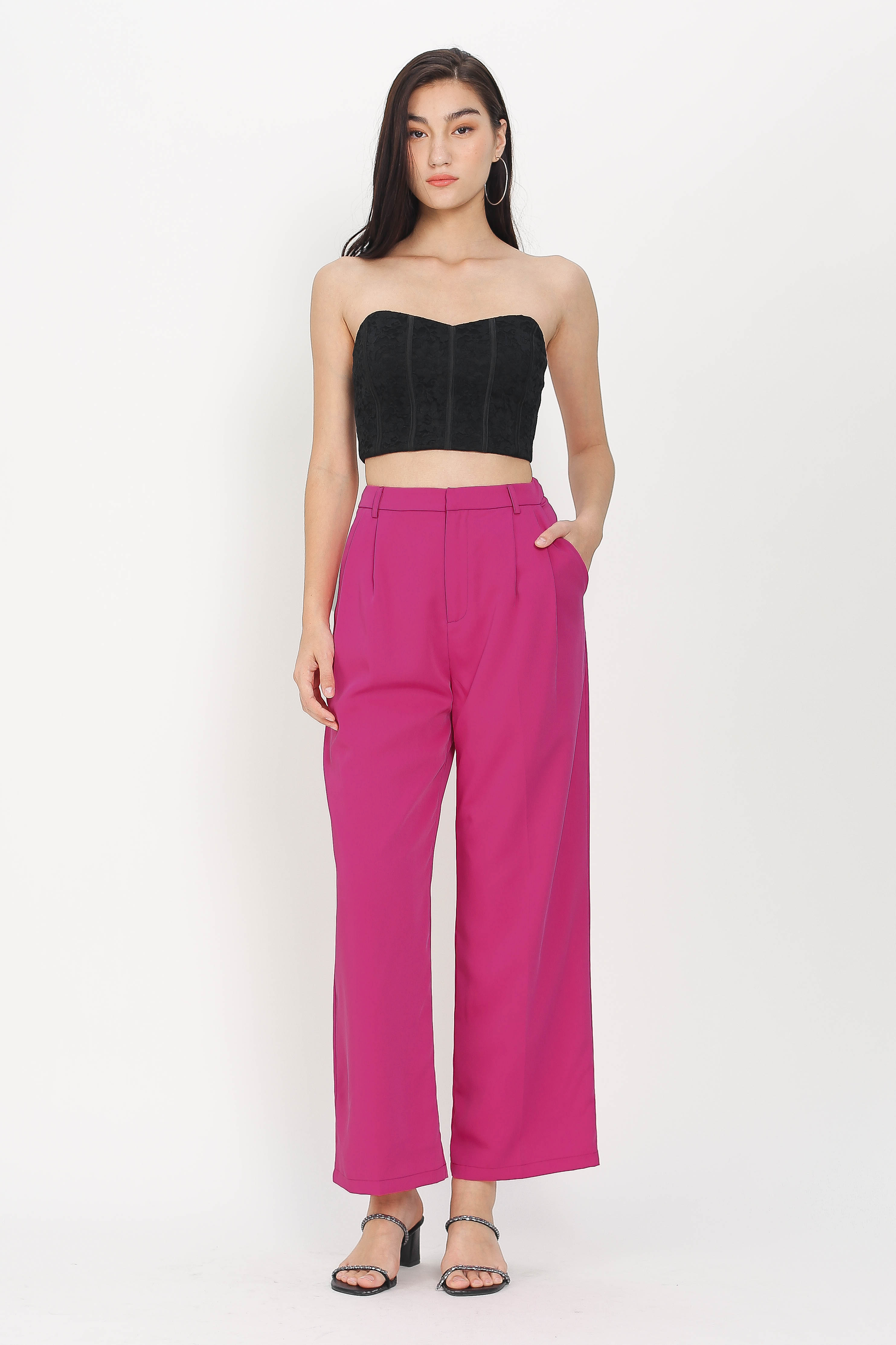 MIYAKE 'M' TUBE TOP (BLACK)